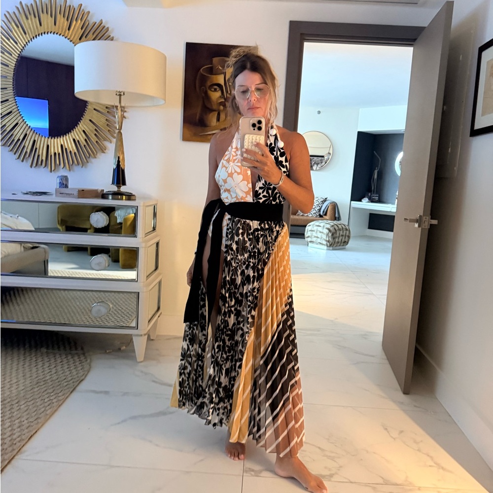 Silvia Tcherassi one piece swim and maxi skirt